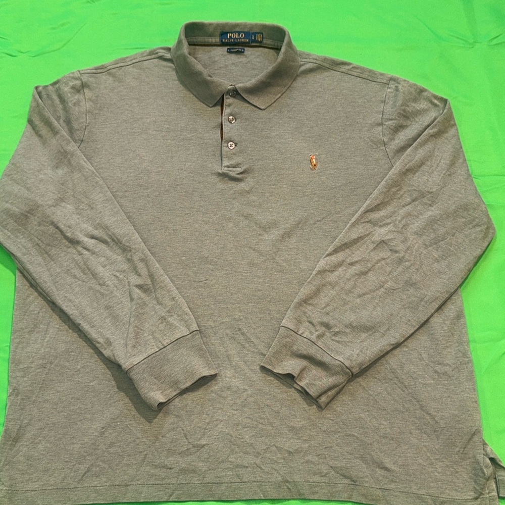 Ralph Lauren Men's Polo Shirt in Gray